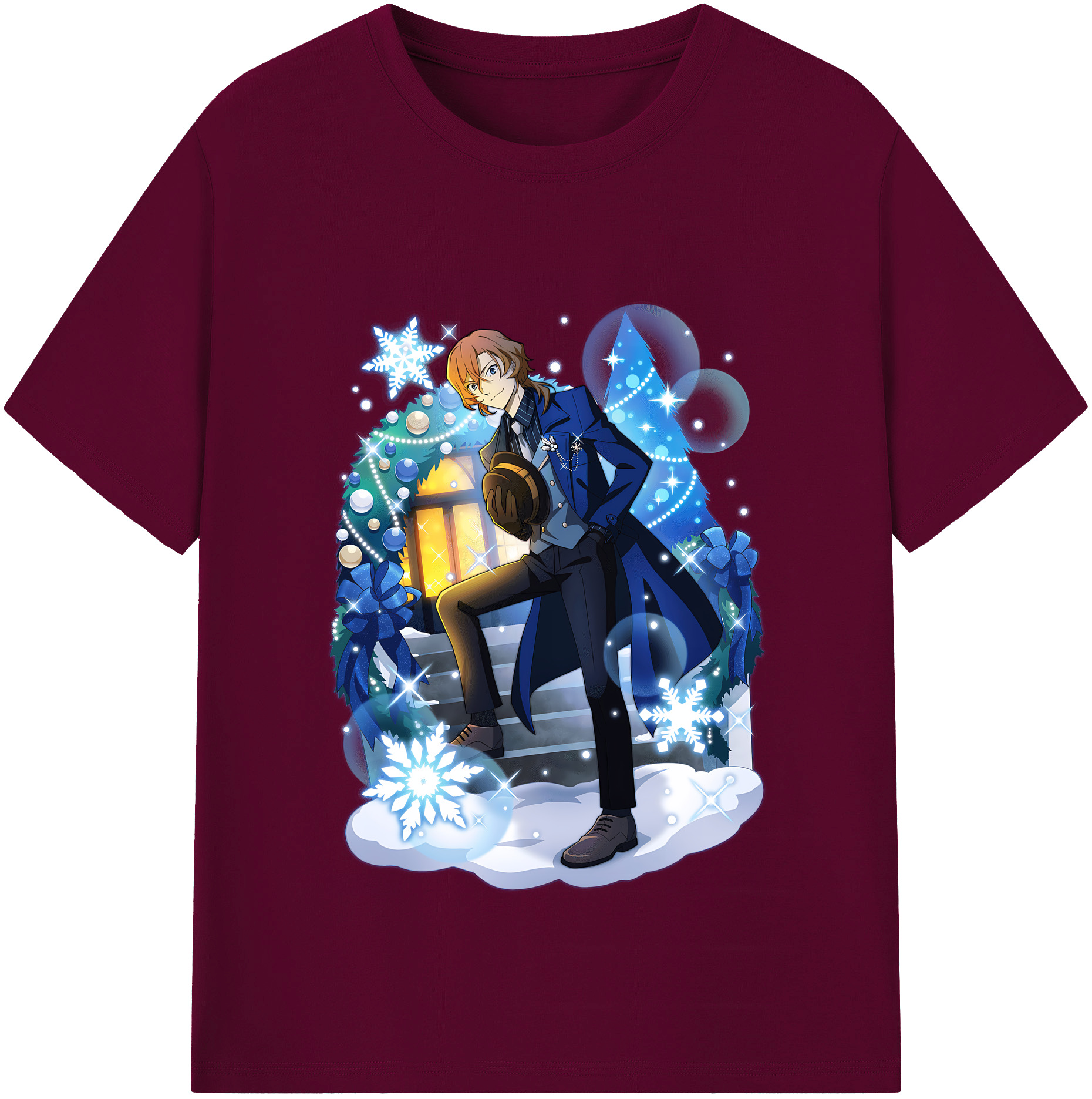 （画像用） 文豪ストレイドッグス Bungo Stray Dogs レディースカジュアルプリントTシャツ（綿100％）